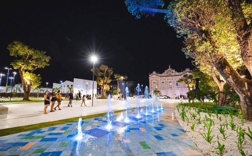 Revitalização de espaços públicos reforça resgate histórico de Maceió