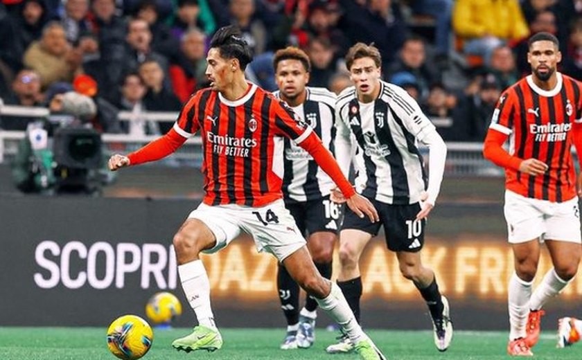 Milan e Juventus fazem jogo sonolento e ficam no empate sem gols no Campeonato Italiano