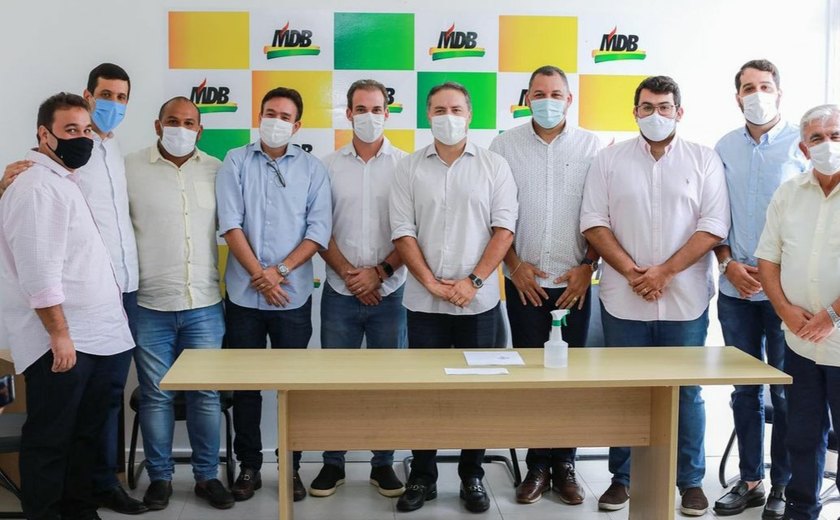 MDB se fortalece com mais três prefeitos para disputa eleitoral de 2022 em Alagoas