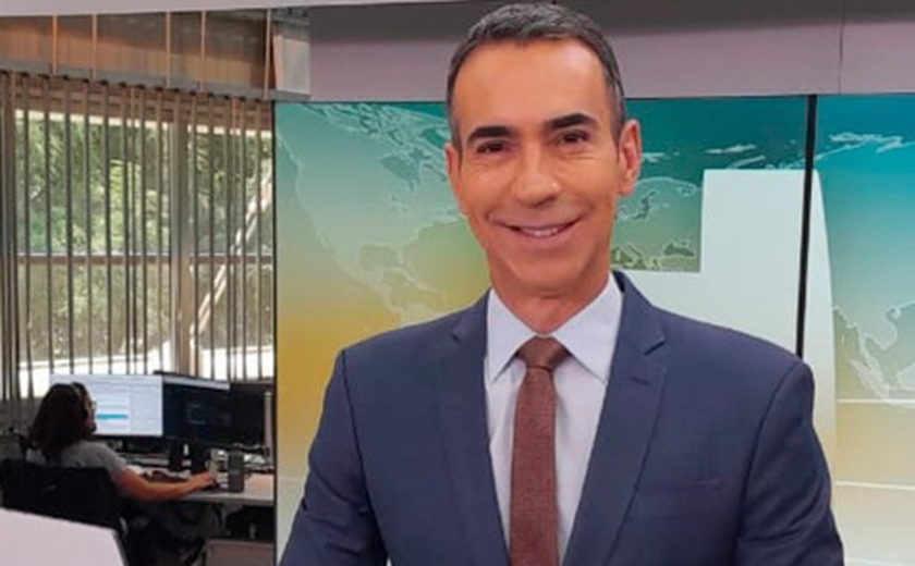 César Tralli descobre, no seu aniversário, carta escrita pela mãe há 28 anos