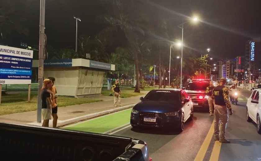 Condutor embriagado é preso durante operação policial na Pajuçara