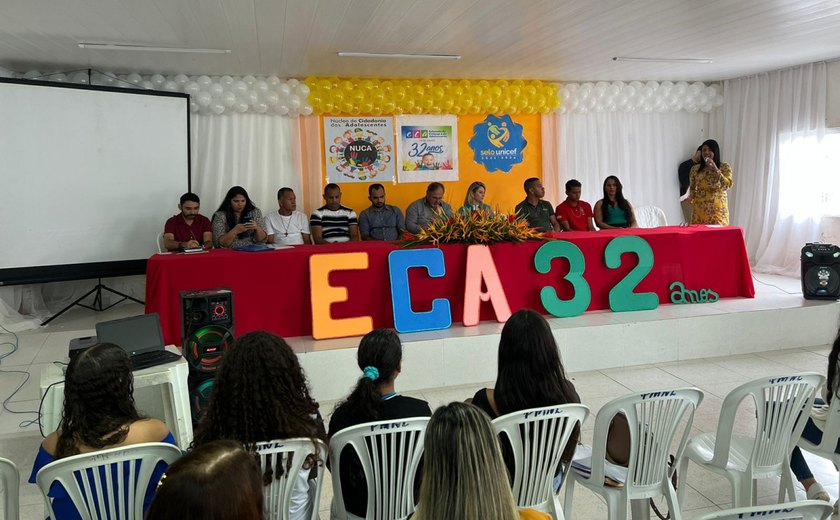 CMDCA de Novo Lino faz evento alusivo aos 32 anos do Estatuto da Criança e do Adolescente