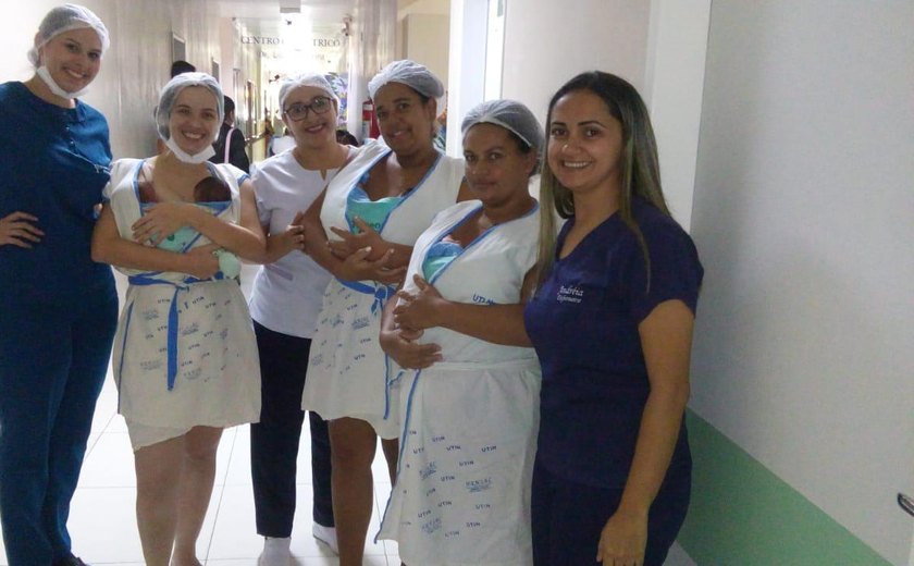 Quatro mulheres dão à luz a gêmeos em hospital de Arapiraca
