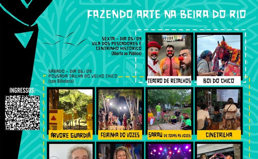 Com música, poesia e celebração à cultura, Piranhas recebe mais uma edição do Vozes do Velho Chico