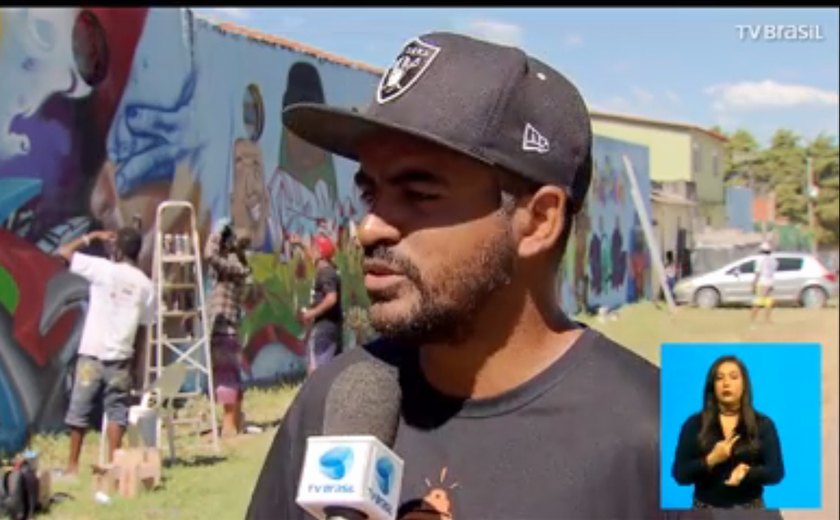 Encontro de grafite promove revitalização de áreas do DF