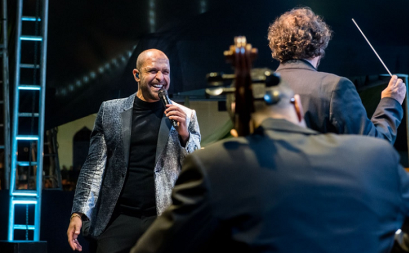Diogo Nogueira e Carlinhos Brown se apresentam com a Orquestra Ouro Preto em São Paulo
