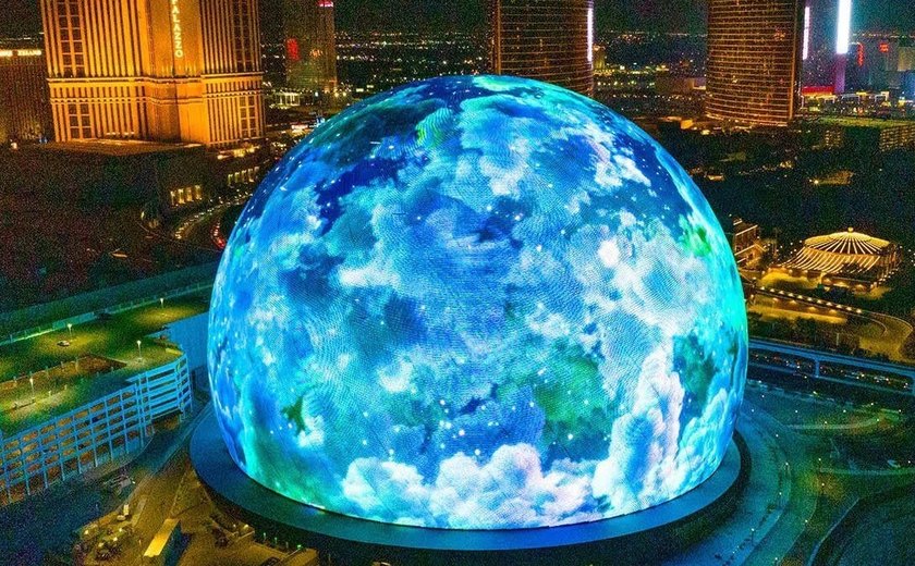 Esfera gigante com maior tela de LED do mundo: saiba como é a Sphere, arena que teve show do U2