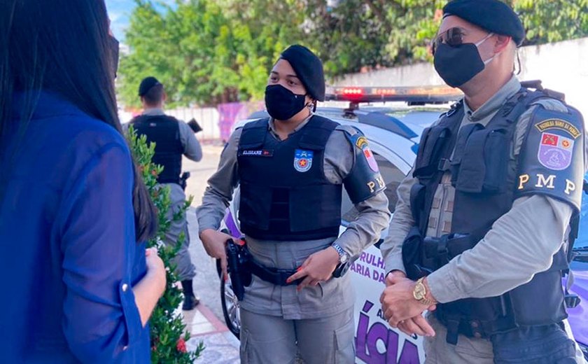 #AgostoLilás – PM já protegeu 1.207 mulheres vítimas de violência em Maceió e Arapiraca