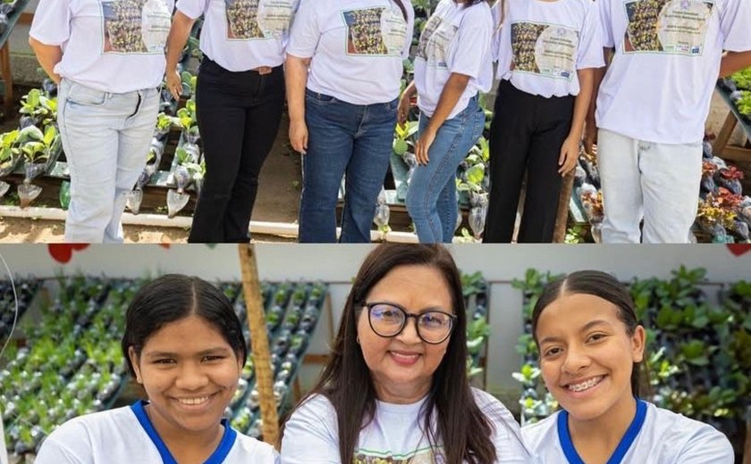 Startup alagoana inaugura projeto de hortas hidropônicas em escola pública