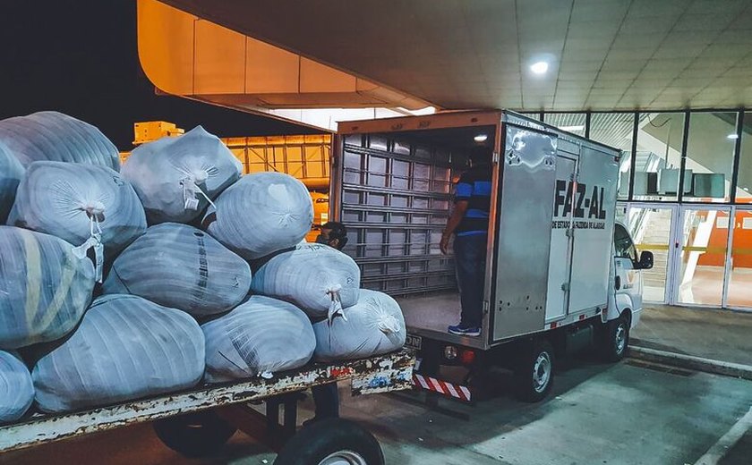 Sefaz Alagoas retém mercadorias sem nota fiscal no Aeroporto de Maceió