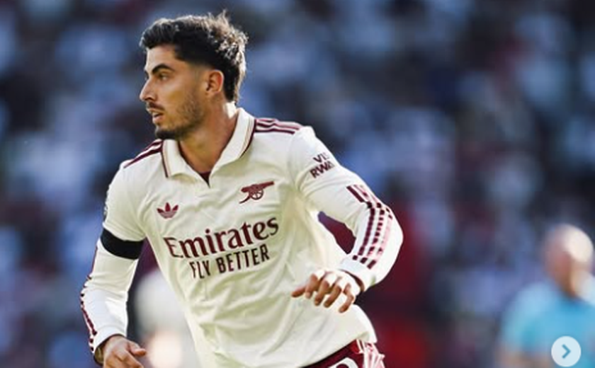 Arteta confirma lesão no joelho de Havertz e atacante desfalca o Arsenal na Premier League