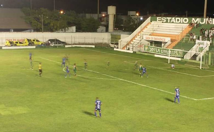 Coruripe estreia na Copa Alagoas com vitória sobre o Cruzeiro no Gersão