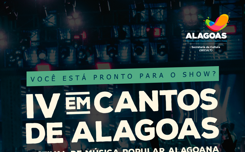 Secult divulga programação do IV Festival de Música Em Cantos de Alagoas
