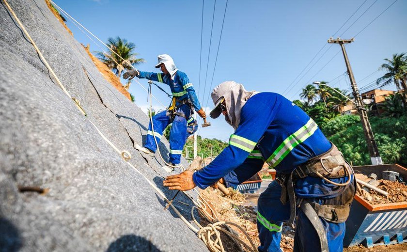 Obras de contenção elevam investimentos do Brota na Grota para R$ 20 milhões