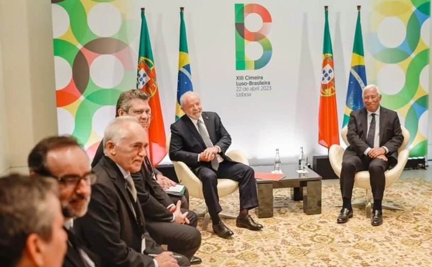 Em Portugal, Lula promete entregar 1,6 mil creches no Brasil