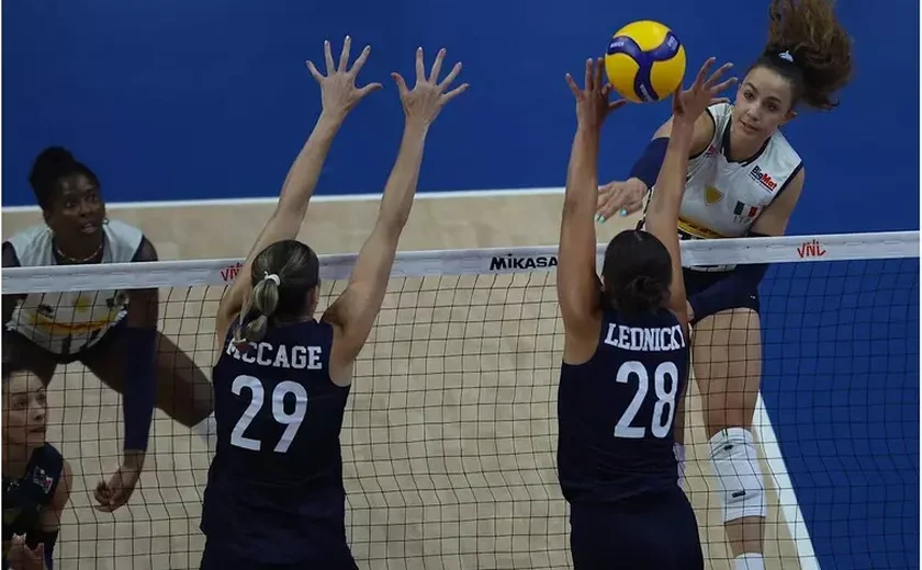 Vôlei: Itália bate EUA e estreia com vitória na Liga das Nações