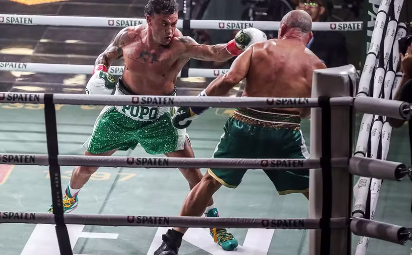 Popó vence Wanderlei Silva por desclassificação em luta polêmica marcada por confusão generalizada
