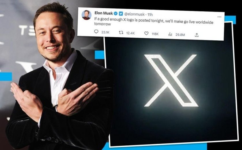 Elon Musk muda nome do Twitter para 'X' e rede social vira meme