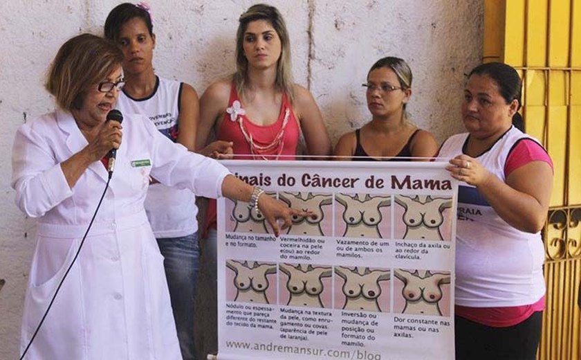 Outubro Rosa: Jequiá da Praia realiza ações de combate ao câncer de mama