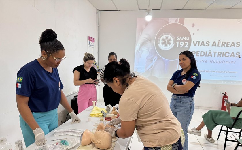 Samu Maceió forma segunda turma do Curso Avançado de Vias Aéreas Pediátricas