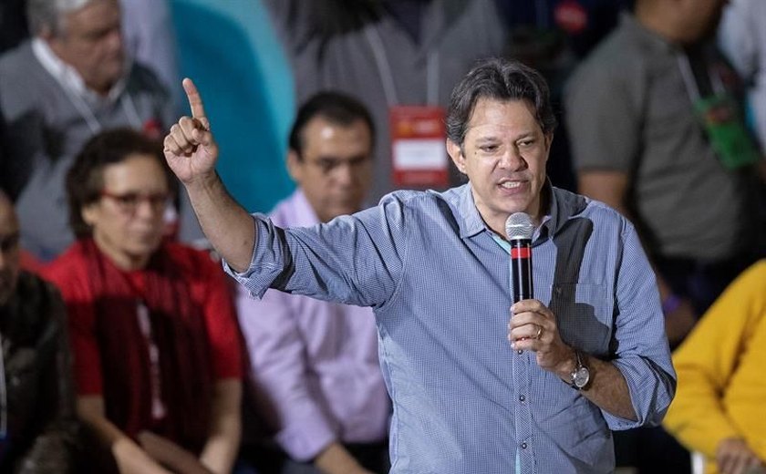 Haddad chama Bolsonaro de &#8216;soldadinho de araque&#8217; e critica ausência em debates