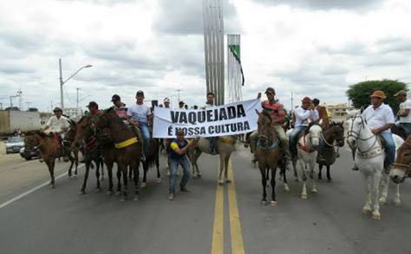 Vaqueiros realizam de todo o país ato  em Brasília para cobrar a aprovação da PEC 304