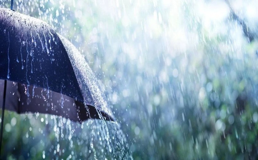 Inmet alerta para perigo potencial de chuvas em algumas cidades alagoanas