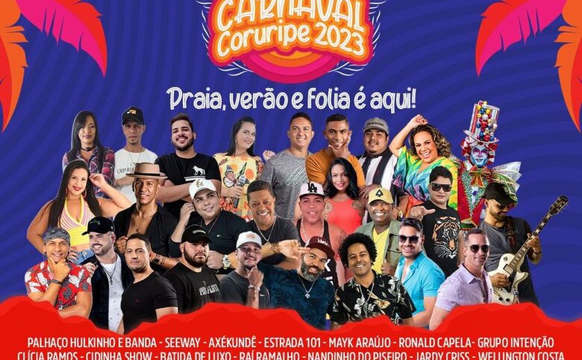 Prefeito Marcelo Beltrão divulga programação do Carnaval Coruripe 2023