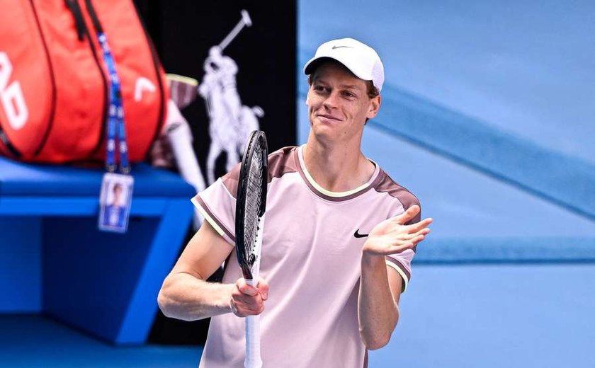Sinner passa fácil por Vukic e avança à terceira fase em Wimbledon pela quinta vez seguida