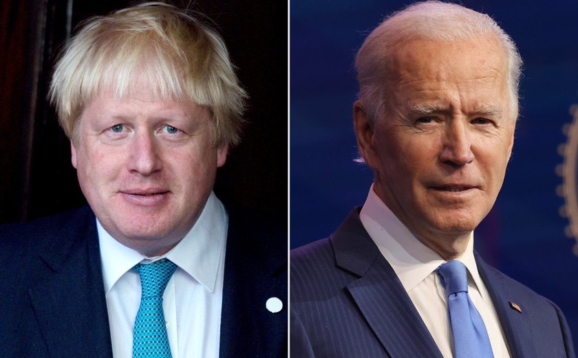 Biden conversa com Boris Johnson sobre situação na Ucrânia
