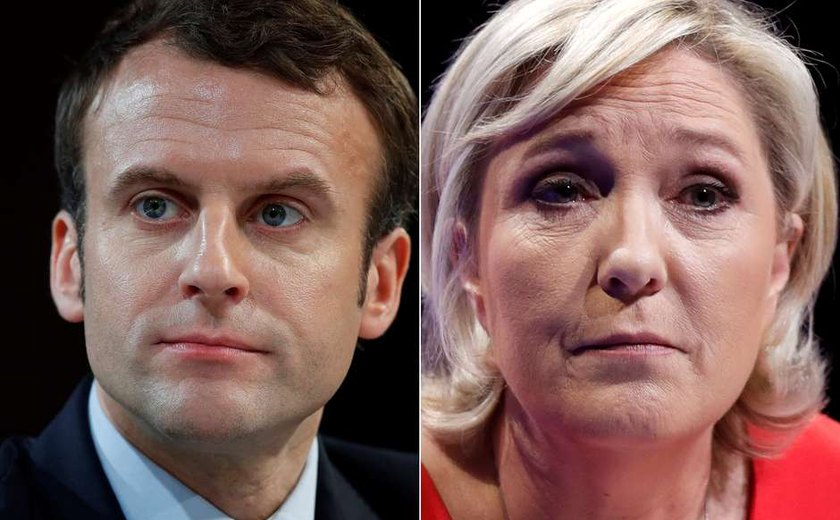Fim da apuração na França: Macron fica com 24% e Le Pen, 21%