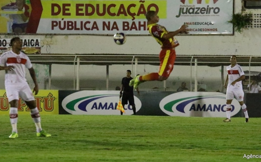 CRB e Juazeirense ficam no empate, em 0 a 0, pela seletiva da Copa do Nordeste