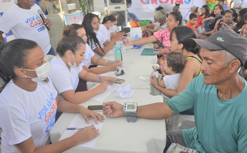Sesau atende 550 pessoas durante ação do programa Vida Nova nas Grotas