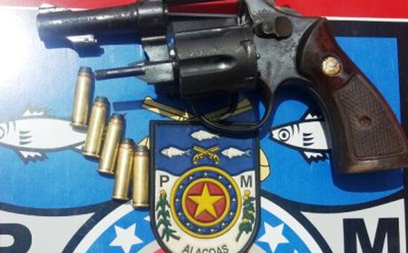 Companhia do 3º BPM apreende arma de fogo em Teotônio Vilela