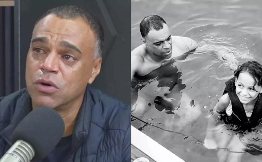 'Só estou aqui por ela': Denilson faz homenagem a sobrinha de 9 anos que morreu na semana passada; vídeo