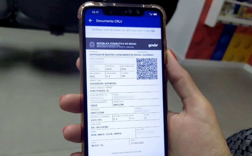 Certificado de Registro e Licenciamento de Veículo passa a ser apenas digital