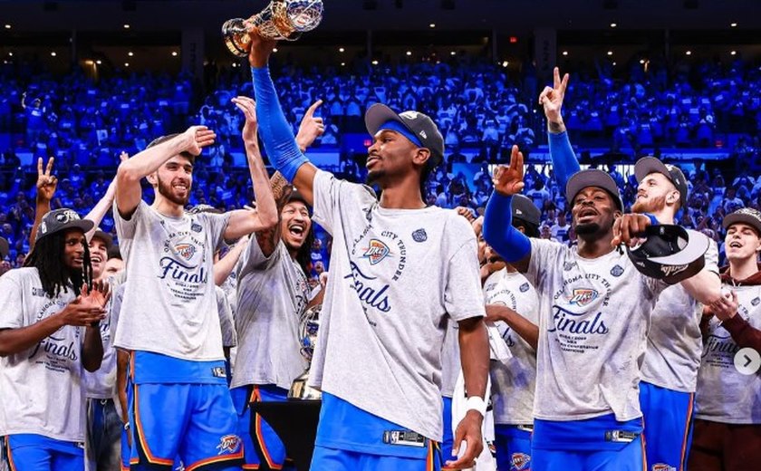 Thunder 'atropela' Wolves em jogo 5, é campeão da Conferência Oeste e vai às finais da NBA