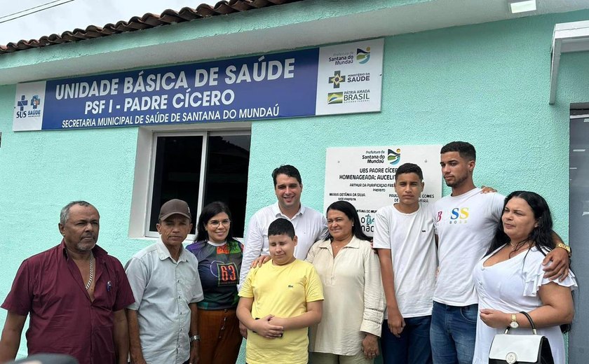 Prefeitura de Santana do Mundaú entrega reforma da UBS Padre Cícero em programação de emancipação política