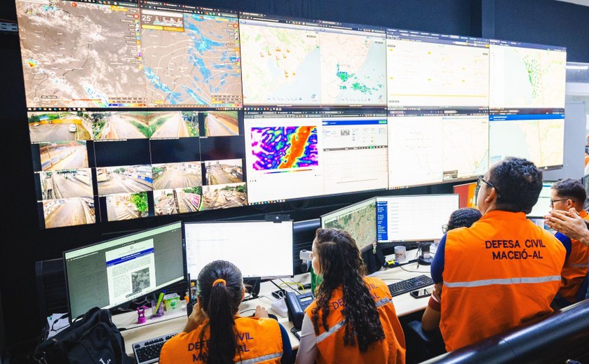 Maceió intensifica ações emergenciais diante das fortes chuvas; cidade segue em alerta até quinta-feira