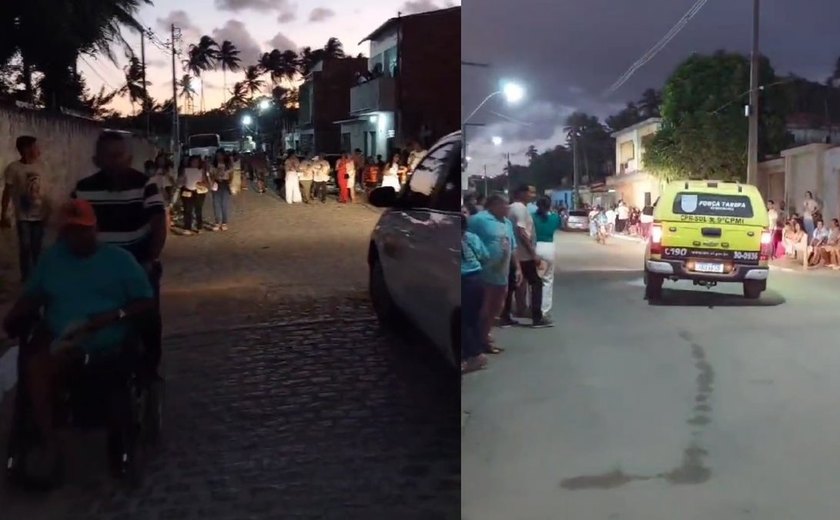 Em Coruripe, duas pessoas ficam feridas em atentado a tiros durante procissão da padroeira