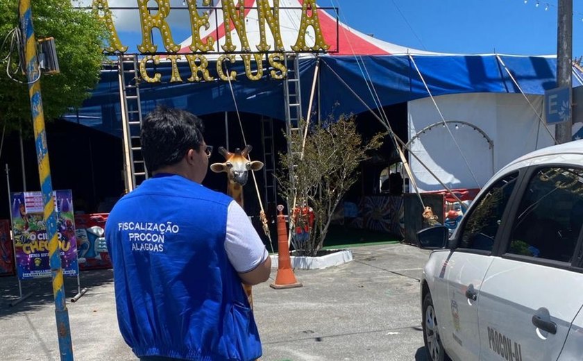 Procon realiza vistoria em circo na parte alta da capital