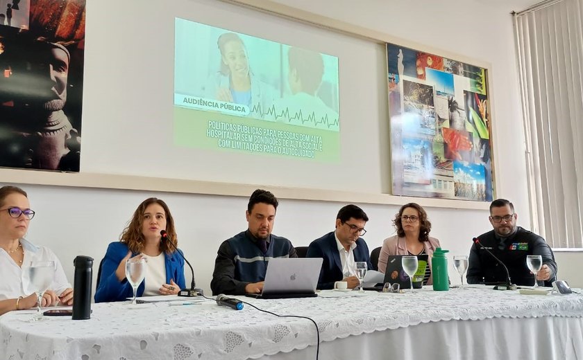 Instituições alagoanas discutem políticas públicas para pessoas com alta hospitalar sem condições de alta social