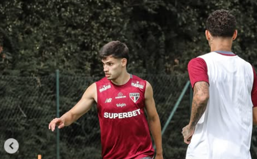Com Ruan fora por lesão, São Paulo faz atividade tática de olho na partida com Mirassol