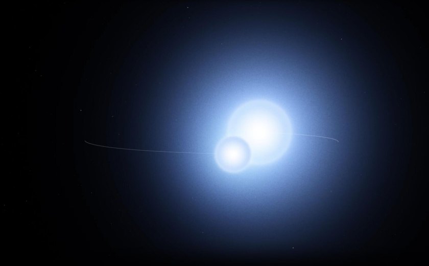 Astrônomos flagram estrela orbitando dentro de outra estrela em fenômeno inédito (IMAGENS)