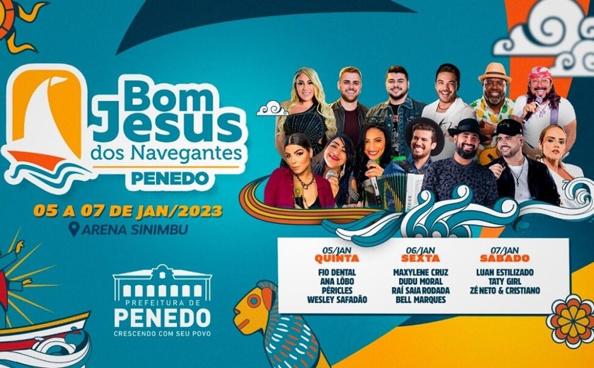 Confira aqui a programação artística do Bom Jesus 2023 de Penedo