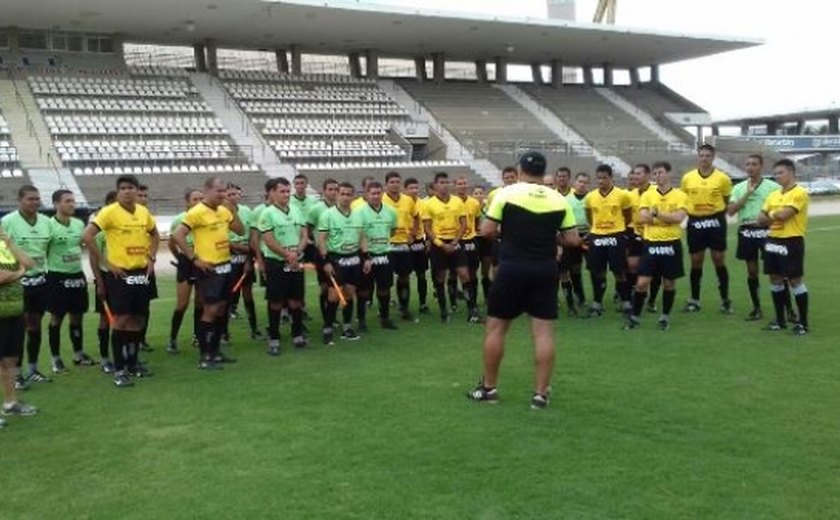 Árbitros se preparam para o Campeonato Alagoano de Futebol 2017