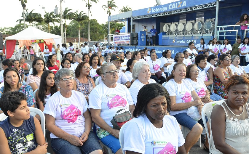 Dia da Mulher é comemorado com diversas ações e show musical, em Palmeira
