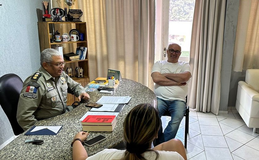 Secretário de Esporte garante parceria da Prefeitura de Arapiraca ao Projeto Pelotão Mirim do 3º BPM