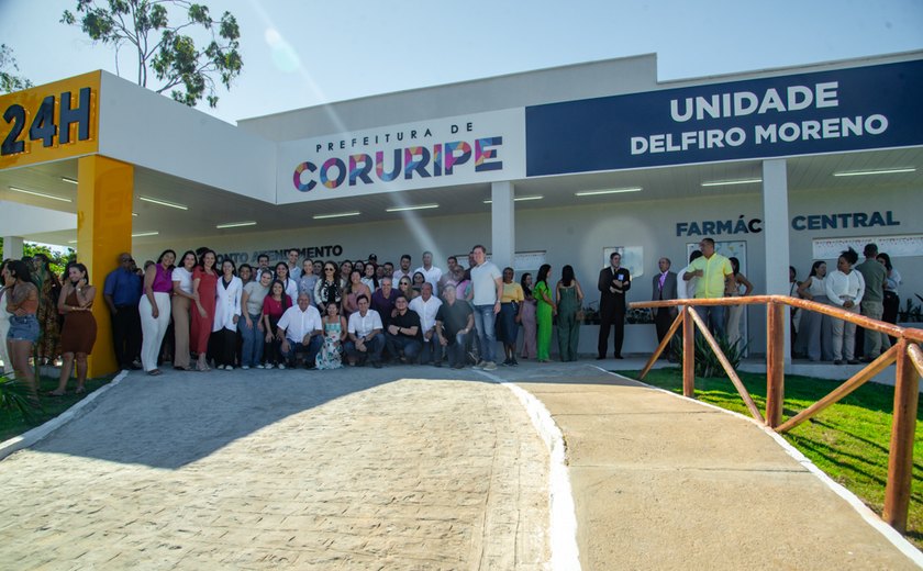 Coruripe inaugura Unidade de Saúde 24h Delfiro Moreno: um marco histórico para a saúde de Pindorama e região