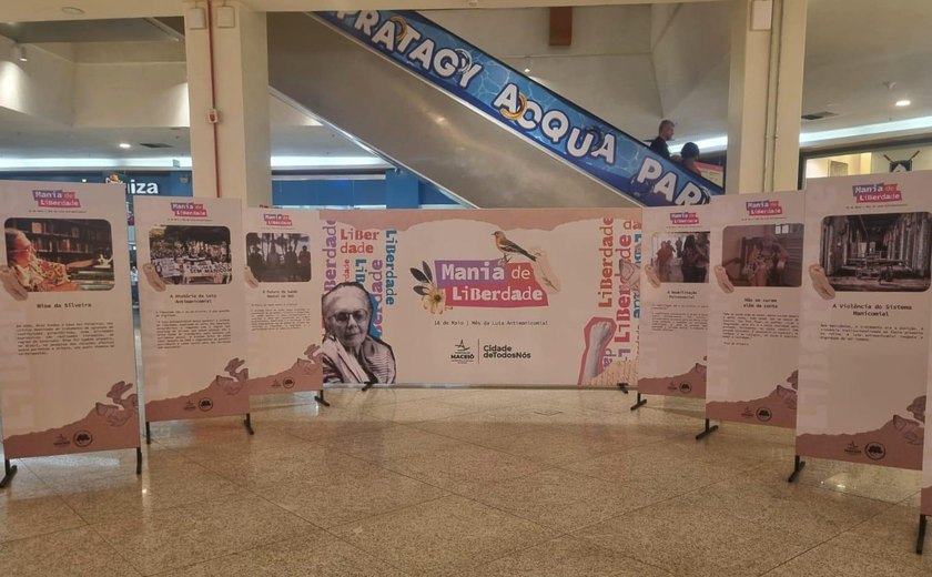 Luta Antimanicomial é marcada pela mostra “Mania de Liberdade” no Maceió Shopping